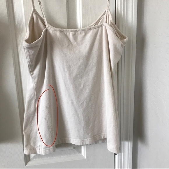 3/$15 gap built in bra support spaghetti strap top - Picture 2 of 4